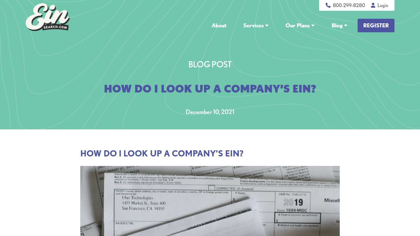 How Do I look Up A Company’s EIN? - EIN Search
